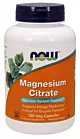 NOW FOODS Magnesium Citrate - Magnez (120 kaps.)