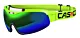 Okulary do nart biegowych CASCO Spirit Carbonic limegreen M (podnoszona szyba)