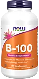 NOW FOODS Witamina B-100 - Witaminy z grupy B (250 kaps.)