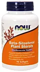 NOW FOODS Beta-Sitosterol Plant Sterols - Sterole roślinne (90 kaps.)