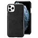 Crong Neat Cover - Etui iPhone 11 Pro z kieszeniami (czarny)