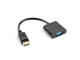 Lanberg Adapter DisplayPort (M) -> VGA 15 pin (F) czarny na kablu