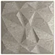 Panele ścienne, 48 szt., szarość betonu, 50x50 cm, XPS, 12 m²