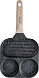 PATELNIA MARMURKOWA 3 W 1 DO JAJEK NALEŚNIKÓW PLACKÓW GRILL KLAUSBERG KB-7816 CZARNA