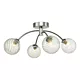 Lampa sufitowa Izzy 4 Light Semi Flush Polished Chrome Twisted Glass