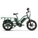 Rower Elektryczny Jobobike Transer Zielony / Podwójna bateria