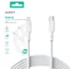 AUKEY CB-SCL2 kabel Lightning - USB-C 1.8m MFi Apple USB-PD silikonowy biały