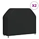 Pokrowce na grill ogrodowy, 2 szt., 162x61x122 cm, Oxford 420D