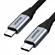 Unitek Kabel USB-C - USB-C PD, 10Gbps, 4K60Hz, 1m, M/M; C14082ABK