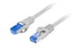 Lanberg Patchcord kat.6a S/FTP CCA 1.5m szary