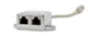 Gembird Adapter rozdzielacz LAN RJ-45/2XRJ-45 FTP