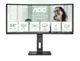 AOC Monitor CU34P3CV 34 cale 100Hz Curved VA HDMI DP RJ45 USB-C