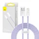 Kabel USB do Lightning Baseus Dynamic, 2.4A, 2m (Fioletowy)