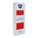 Świece Bispol Candles Aura s30-030 7h 10 sztuk czerwone