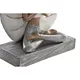 Emaga Figurka Dekoracyjna DKD Home Decor 16 x 7,5 x 21 cm Szary Biały Yoga (2 Sztuk)