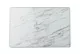 ARIA Deska do krojenia 20x30cm           szklana biały marmur