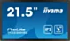 IIYAMA Monitor wielkoformatowy 21.5 cala TF2238MSC-B1 IPS,FHD,DP,HDMI,2x2W,2xUSB,600(cd/m2),  10pkt.7H,IP1X(Front),Pion/Poziom