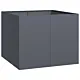 Doniczka Antracyt 100x100x80 cm Stal