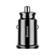 Ładowarka samochodowa Baseus Grain 2x USB 5V 3.1A (czarna)