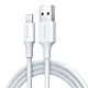 Kabel Lightning do USB UGREEN 2.4A US155, 1.5m (biały)