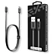 NEXT ONE Kabel Metallic USB-A / Lightning MFi 1 m space gray