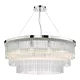 Żyrandol Alpheios 12 Light Chandelier Polished Chrome Glass