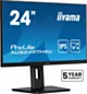 IIYAMA Monitor 24 cale XUB2497HSU-B2 IPS, HDMI, DP, 2x2W, 2xUSB, Pivot, HAS(150mm) /5y/