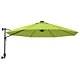 Ścienny parasol ogrodowy, zielony, 290 cm