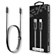 NEXT ONE Kabel Metallic USB-C / Lightning MFi 1,2 m space gray