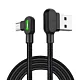 Kabel USB do Micro USB kątowy Mcdodo CA-5280 LED, 1.2m (czarny)