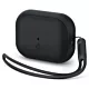 Spigen Silicone Fit Strap -  Etui do Apple AirPods Pro 1 / 2 (Czarny)