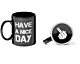 Niegrzeczny Kubek ze Środkowym Palcem - Have a Nice Day - Czarny