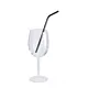KOMPLET METALOWYCH SŁOMEK DO PICIA 6 ELEMENTÓW BERLINGER HAUS BLACK SILVER BH-2984