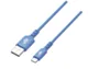 TB Kabel USB-USB C 1m silikonowy niebieski Quick Charge