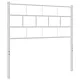 Metalowe wezgłowie, białe, 80 cm
