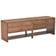 Szafka pod TV z 4 szufladami, 120x30x40 cm, lite drewno jodłowe