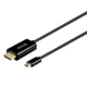 Savio Kabel USB-C do HDMI CL-191 30Hz, 2m plastik