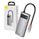 Hub 4w1 Baseus Metal Gleam Series, USB-C do USB 3.0 + USB 2.0 + HDMI + USB-C PD