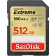 KARTA SANDISK EXTREME SDXC 512 GB 180/130 MB/s C10 V30 UHS-I U3