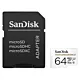 KARTA SANDISK HIGH ENDURANCE (rejestratory i monitoring) microSDXC 64GB V30 z adapterem