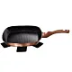 PATELNIA GRANITOWA GRILL 28CM BERLINGER HAUS METALLIC LINE ROSE GOLD BH-1521-N