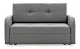 Sofa rozkładana, amerykanka, Faso, 143x100x82 cm, jasny szary