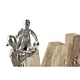 Emaga Figurka Dekoracyjna DKD Home Decor Brązowy Aluminium Drewno mango (55 x 7,5 x 21 cm)