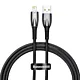 Kabel USB do Lightning Baseus Glimmer, 2.4A, 1m (czarny)