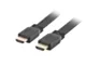 Lanberg Kabel HDMI-HDMI M/M v2.0 5m czarny płaski