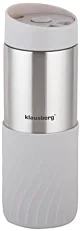 KUBEK TERMICZNY 400ML STAL NIERDZEWNA 18/8 KLAUSBERG BEŻOWY KB-7636