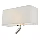 Kinkiet Ronda 3 Light Wall Light Ivory With LED Reading Light