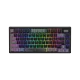 AQIRYS Klawiatura mechaniczna 75%/81 klawiszy przewodowa ADARA MINI LE black/grey