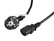 Lanberg Kabel zasilający CEE 7/7 - IEC 320 C13 VDE 3M czarny