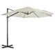 Parasol wiszący z aluminiowym słupkiem, 300 cm, piaskowy